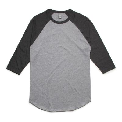 small - 3/4 Raglan Tee Unisex Thumbnail