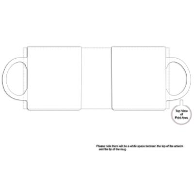 Mug - Black Rim Ceramic Mug Thumbnail